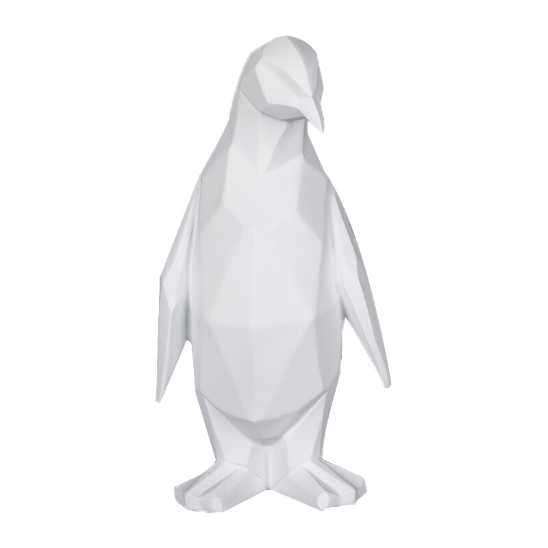 Nordisk pingvinharpiks model ornamenter håndværk enkel hjemmekontor skulptur geometrisk statue dyr pingvin abstrakt indretning