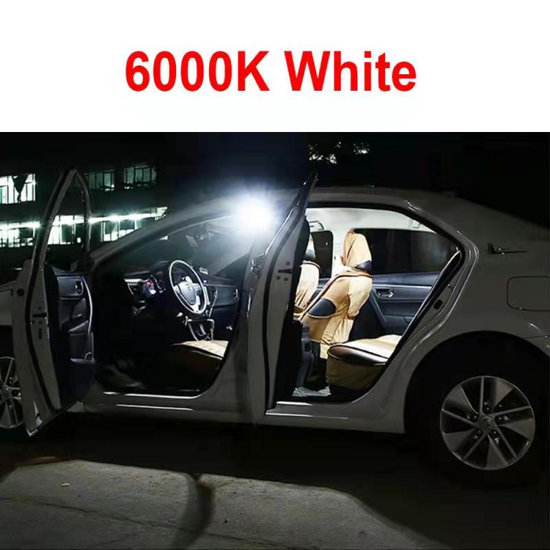 Para Volkswagen VW Passat B5 B6 B7 B8 B4 CC variante Tuning 1998 2006 2007 luz LED Interior de coche bombillas interiores Canbus: Azul / 4.500 K