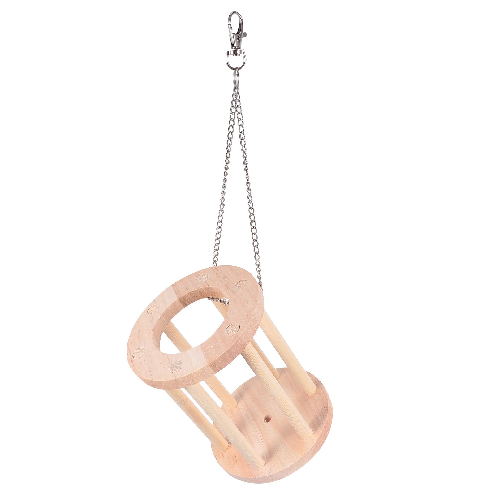 Kaninchen Heu Feeder Rack Holz Lebensmittel Krippe Gras Halter Heu Essen Bin mit Kette