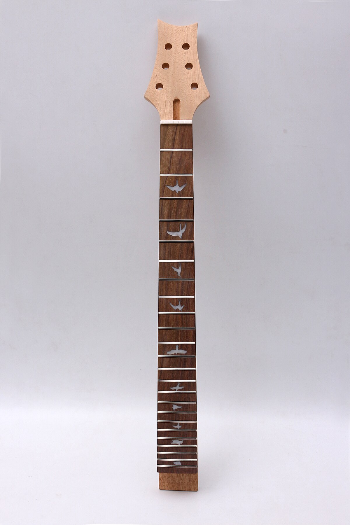 Fit Diy Electric Guitar Neck 24fret 25.5''inch 648mm Mahogany+Rosewood fingerboard Guitar Project Unfinished
