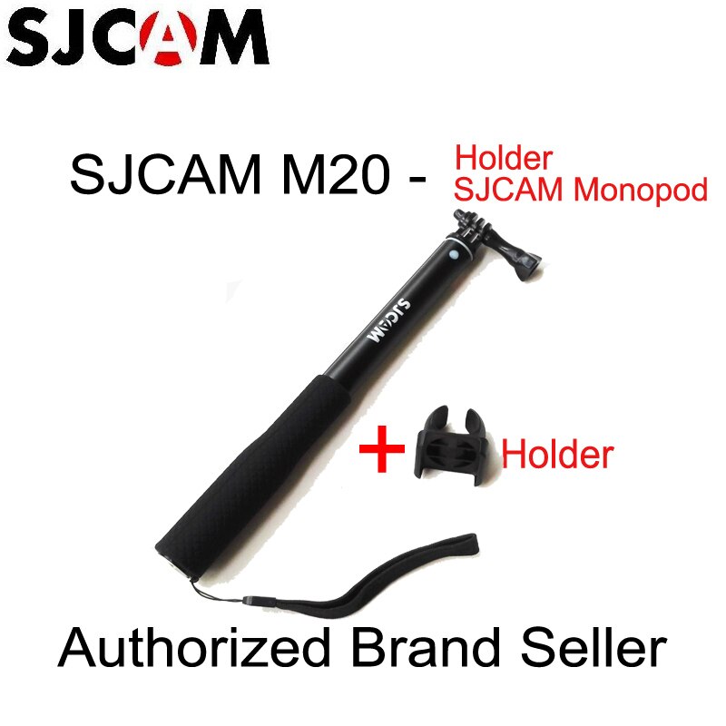 Plastic Holder for SJCAM M20 Remote Monopod Selfie Stick: Holder with Monopod