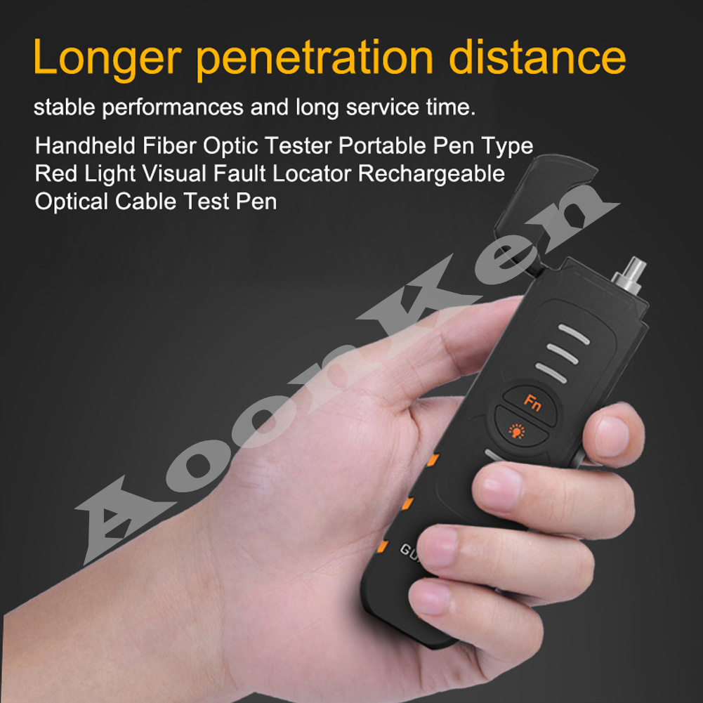 G10 Optical Power Meter with 5-30Mw Visual Fault Locator Fiber Optic Power Meter With Flash Light OPM Fiber Optic Red Light Pen