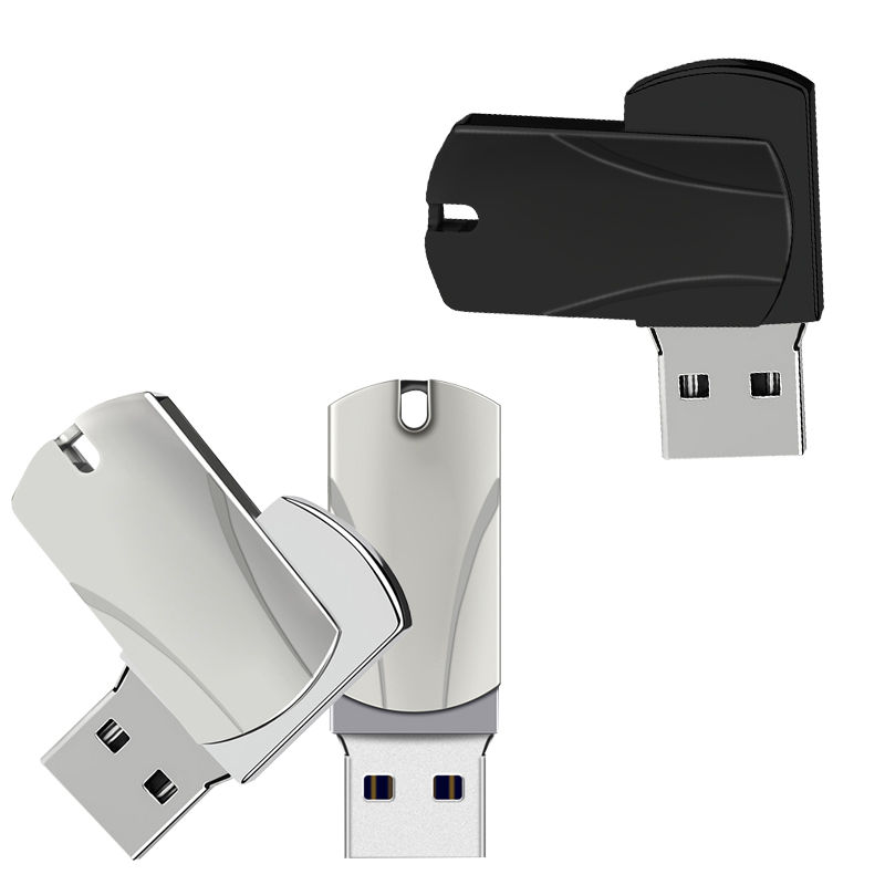 флешка usb 32GB Flash Drive 16GB 8GB Memory Stick Metal Jump Drive Swivel Pendrive Portable 64 128 GB cle usb 2.0 Pen Drives