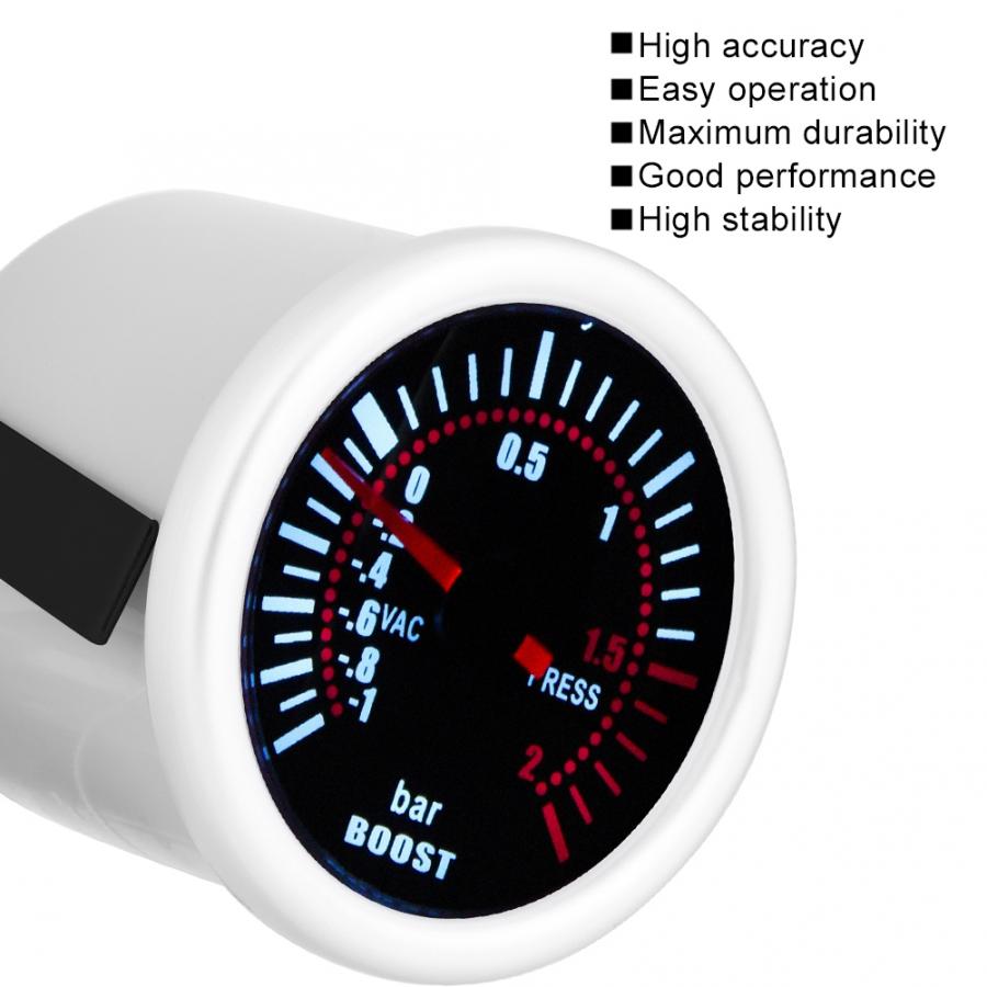 Turbo Boost Gauge 2 Inch Auto Universele 12V 2A Led Digitale Turbo Boost Psi Gauge Meter Boost Gauge Meter