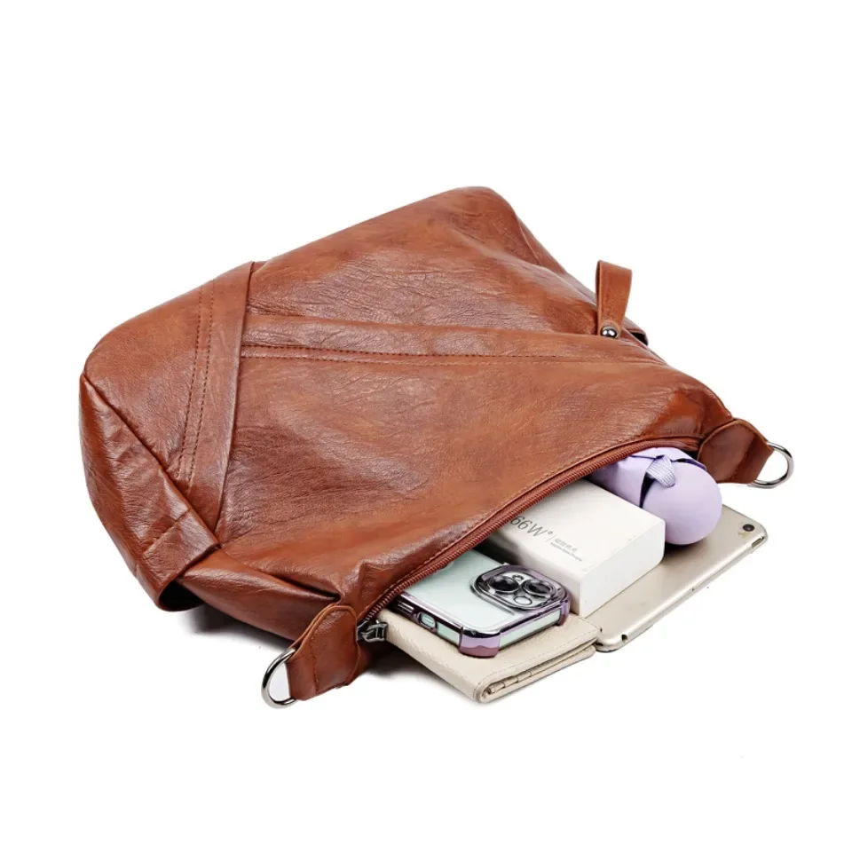 Dames Handtassen, Mode Dames Crossbody Tassen Retro Grote Capaciteit Schoudertassen Dames Messenger Bag