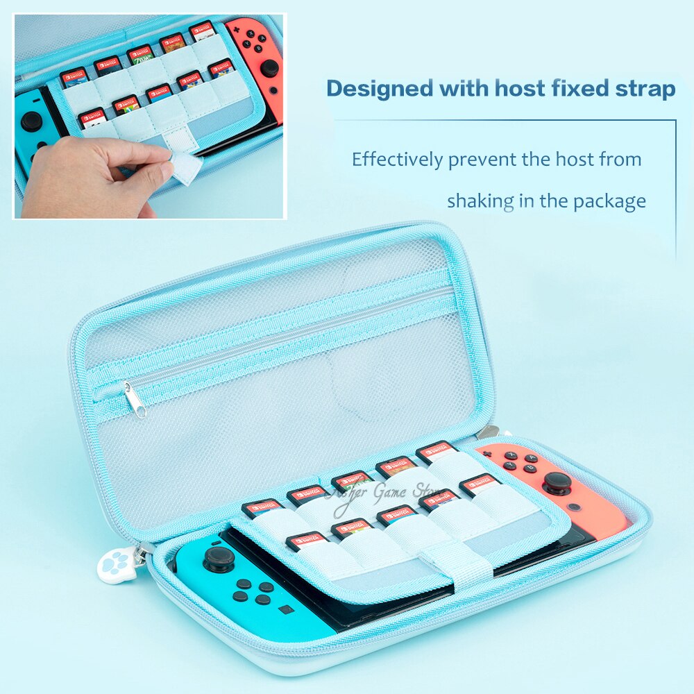 Przełącznik robić Nintendo słodki kociak Łapa Obudowa przenośny Hardshell szczupły torba podróżna robić przełącznika Nintendo Nintendoswitch NS akcesoria