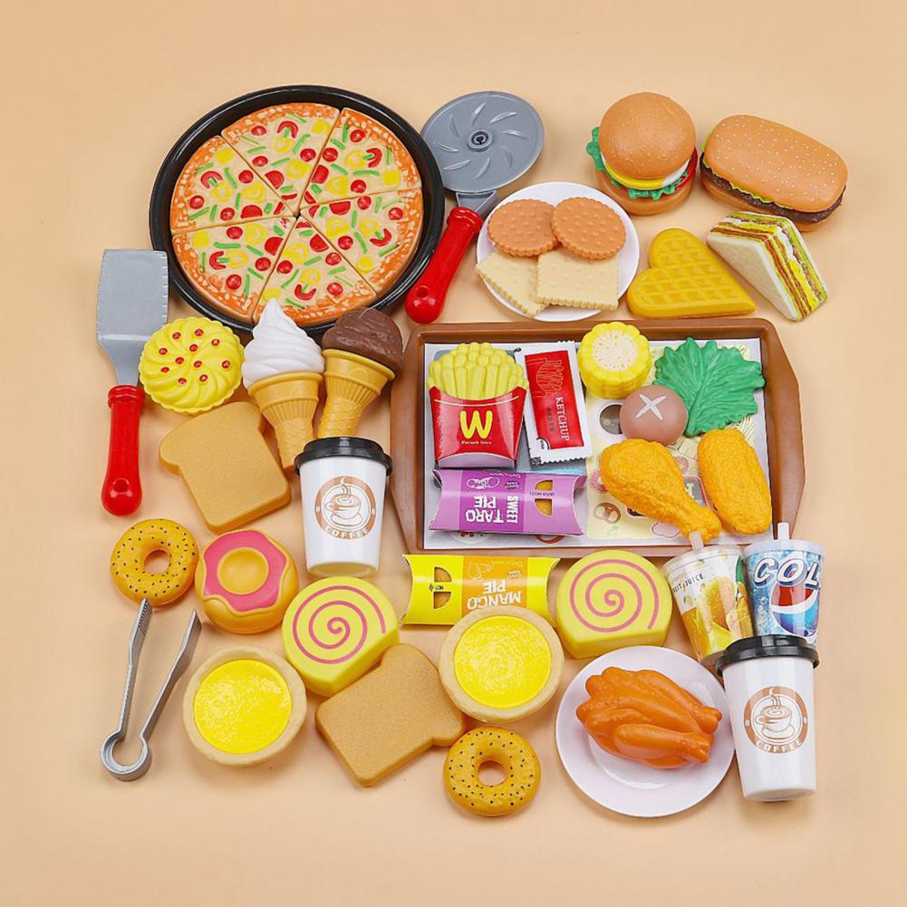 1Set Simulatie Gestoomde Broodje Mini Delicate Plastic Pretend Play Food Speelgoed Snijden Voedsel Speelgoed Voor Kinderen Educatieve Cadeau Voor kids