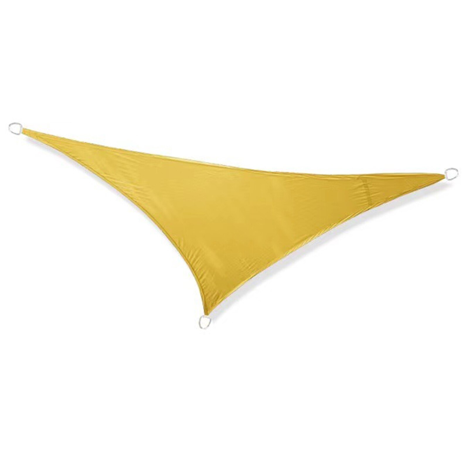 Triangular Polyester Waterproof Sunshade Canopy Outdoor Camping Awning: YELLOW