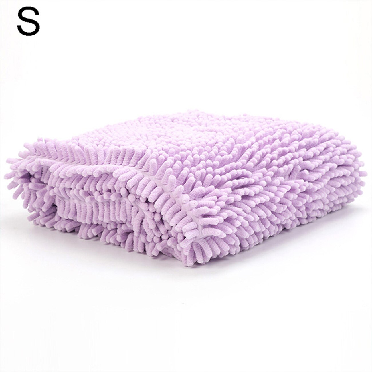 Quick Dry Pet Towel - Ultra Absorbent - Washable - for Dogs & Cats - Thick Microfiber: Purple / M