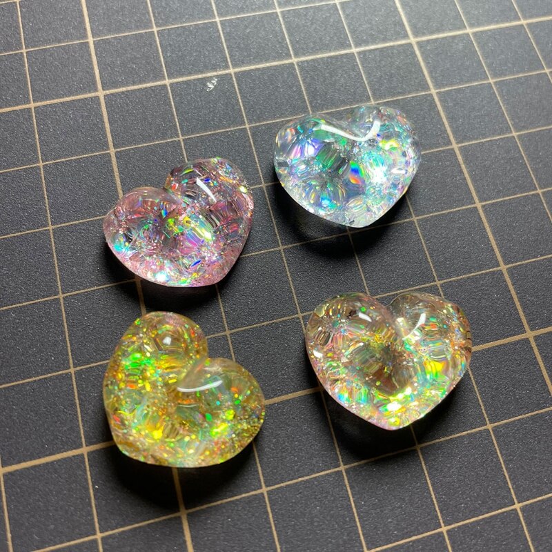 D0LC Irregular-shaped Earring Combination Earring Mold Epoxy Resin Jewelry Mold Resin Casting Pendant Mold Suitable for Diy