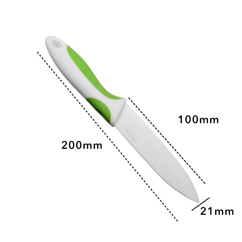 3/4/5 Inch Ceramic Kitchen Knives White Blade Colorful Handle Paring Pare Peel Slice Cooking Tool Ceramic Knife