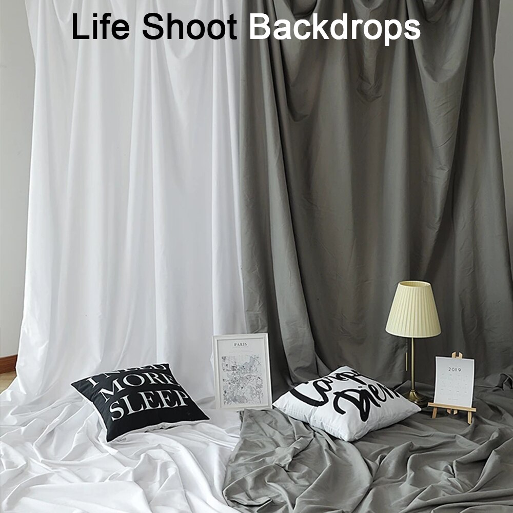 2x2.4m Photography Backdrop Cloth Studio Fotografia Backdrops White Tapestry Party Shooting Background Curtain Screen Life Shoot