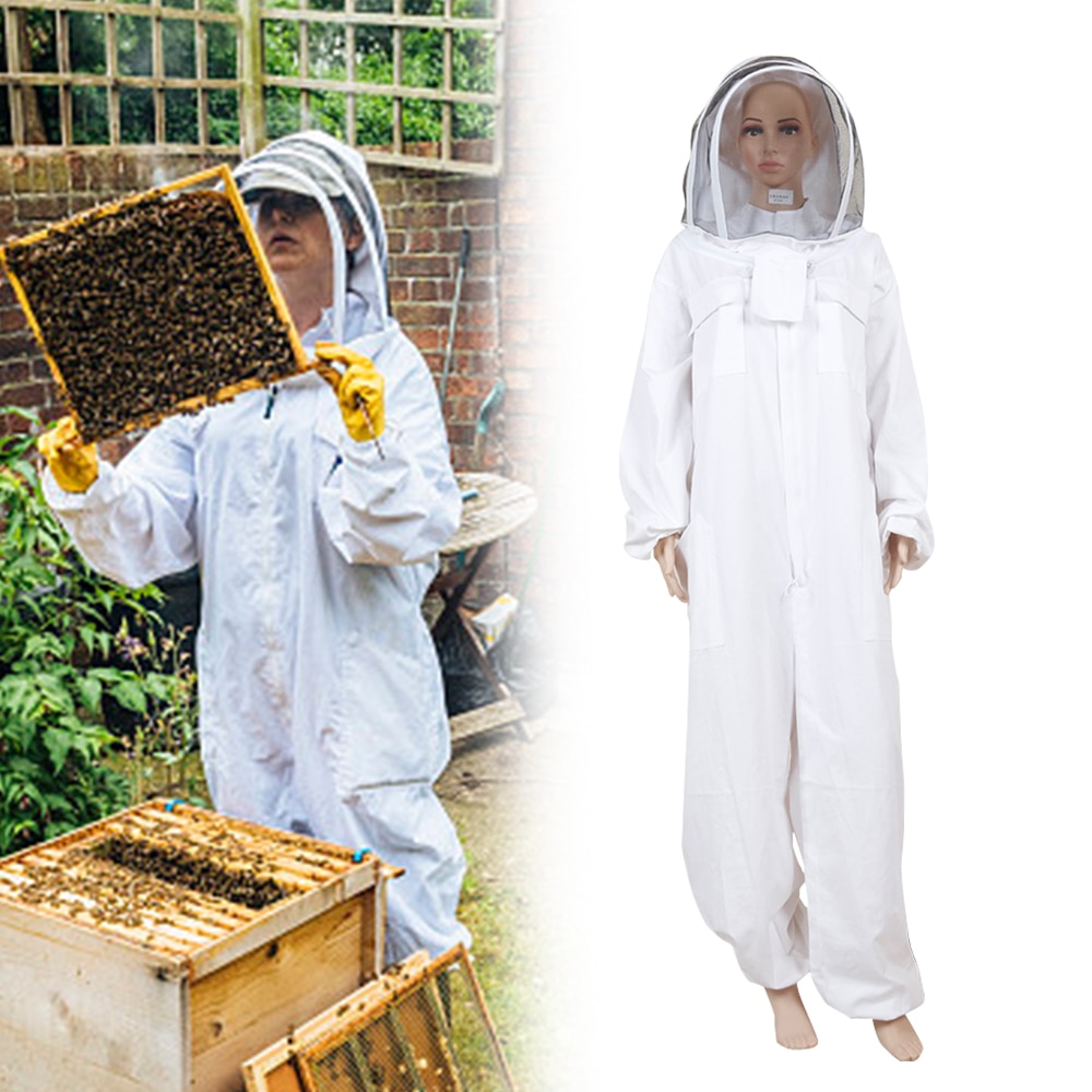 Beekeeping Clothing Full Carton Body Bee Protection Suit Veil Hat Equipment For Beekeepers Clothes