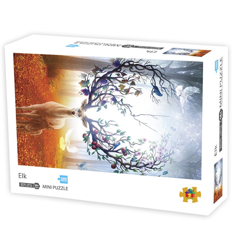 42*30 centimetri jigsaw puzzle 1000 pezzi di Arte di Montaggio foto di Paesaggio di puzzle per adulti giochi giocattoli per adulti mat: wjb29