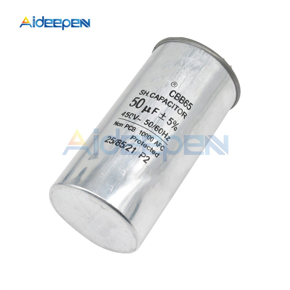 CBB65 50uF 450V AC Motor Capacitor Air Conditioner Compressor Start Capacitor for Air Conditionin Refrigerator Oven Water Pump