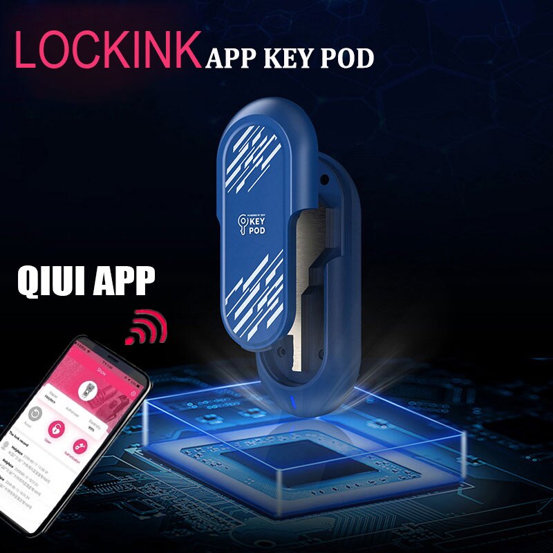 Lockink Qiui App Key Pod Kuisheidskooi Key Box Remote Lock Outdoor Intelligente Controle Cock Kooien Accessoires Mannelijke Kuisheidsgordel