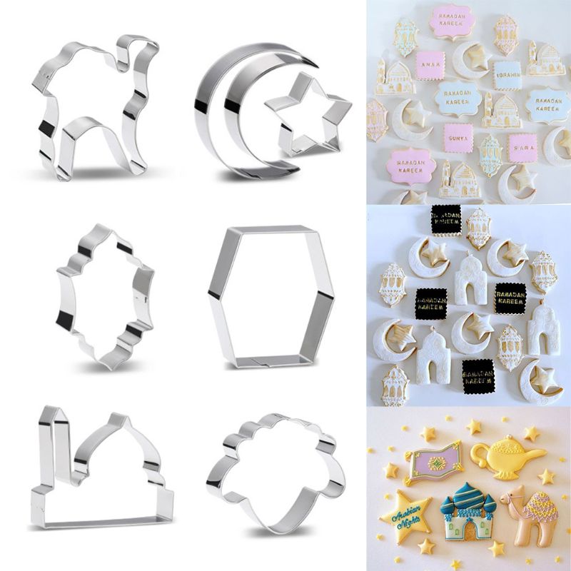 Ramadan decoratie koekjesvormpjes set maanster koekjesvorm diy taart bakgereedschap eid mubarak decoratie feestdecoratie keuken