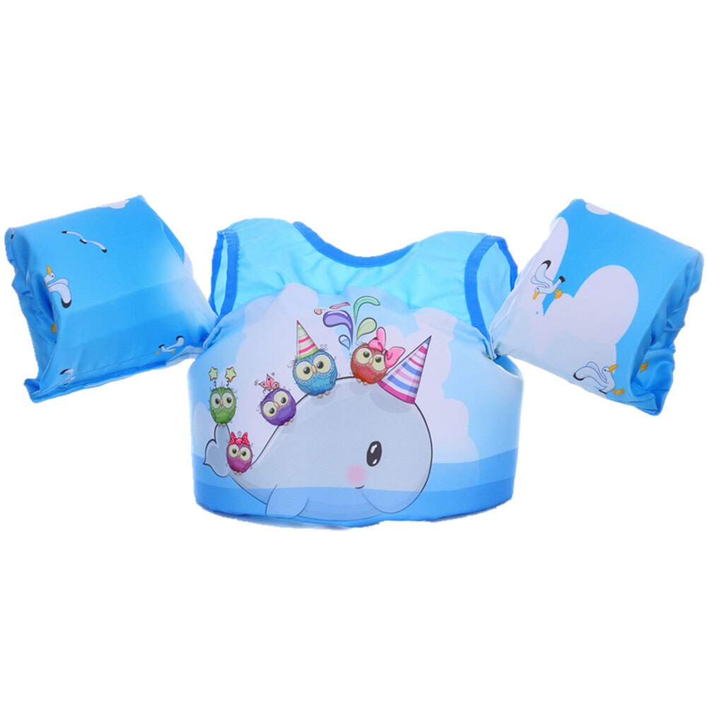 Baby Jongens Meisjes Zwemvest Cartoon Peuter Float Surfen Ring Zwembad Baby Kid Zwemmen Reddingsvest Drijfvermogen 2- 7T Veiligheid Vest