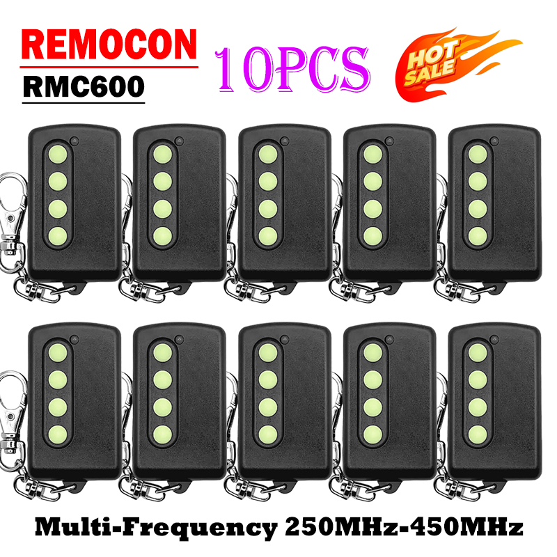 REMOCON RMC-600 RMC600 LRT-1 Control remoto para abre-puertas de garaje Transmisor manual de frecuencia ajustable con código fijo de 250 MHz a 450 MHz