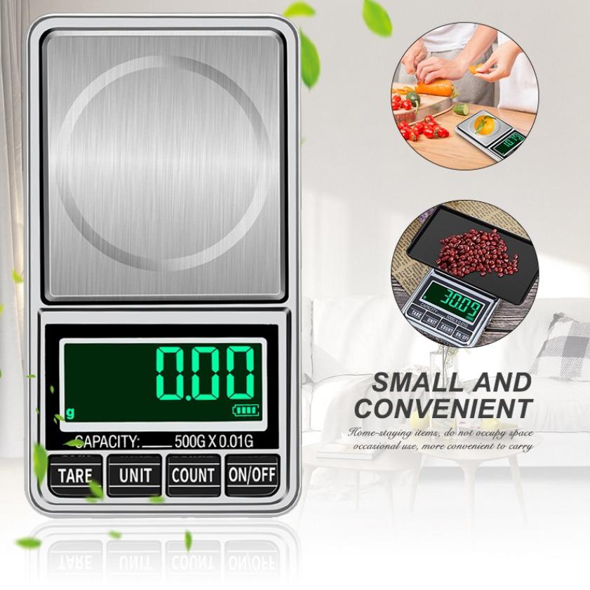 USB plug-in portable gold jewelry scale electronic weighing 0.01g gram palm pocket scale balance household platform scale