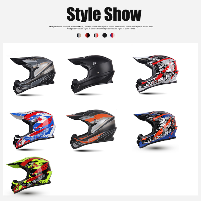 Enviar gafas DOT Adulto Mujer Hombres Cascos únicos Motocross Off Road Casco Downhill