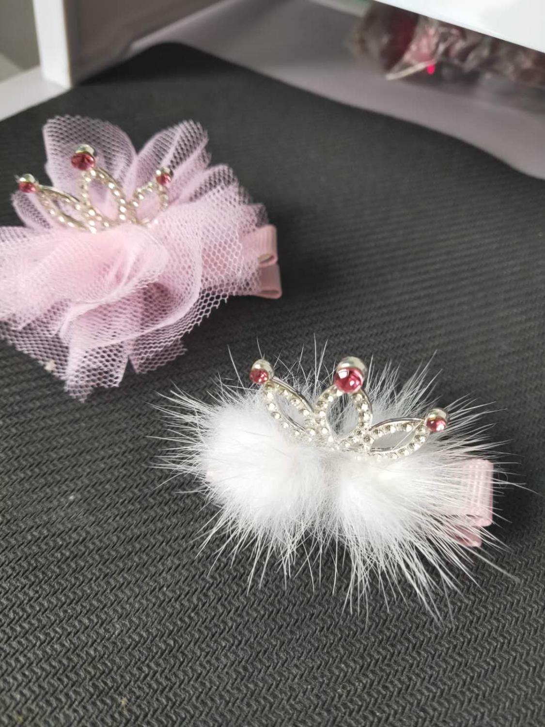 Huisdier Clip Sieraden Kinderen Honden Crown Haarspeld Bloem Haarspeld Kat Accessoires