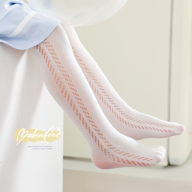 3-12Y collant per bambini estivi neonato sottile per ragazze danza maglia sottile collant per bambina collant moda solido morbido Leggings principessa
