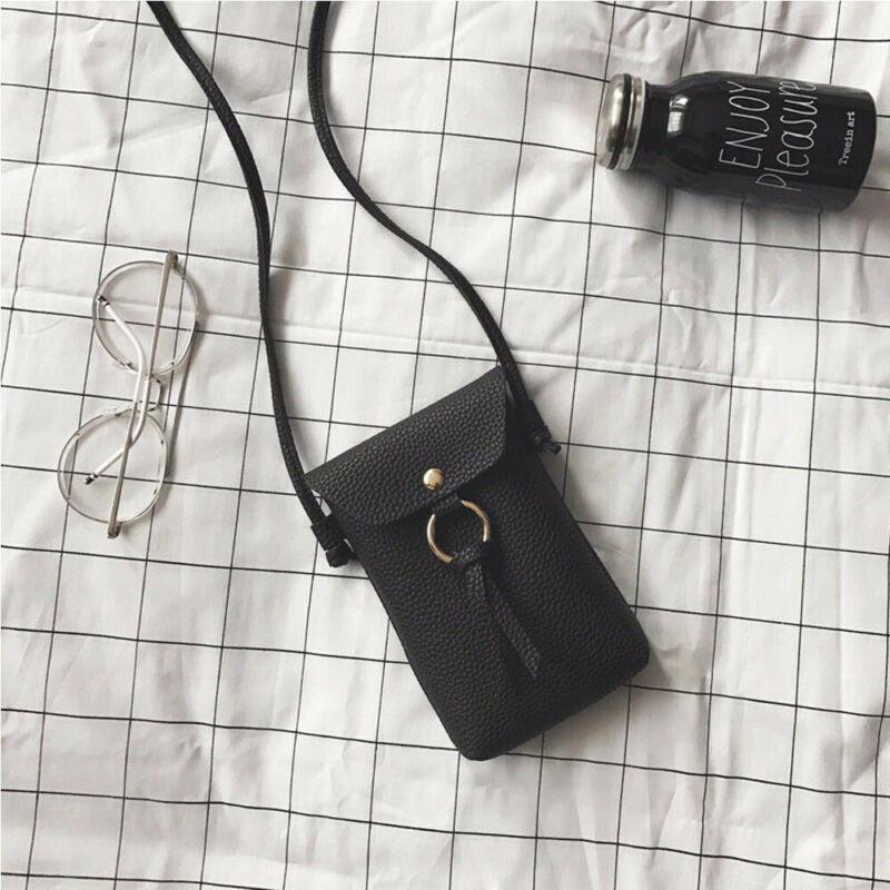 Kvinder lille skuldertaske pung mobiltelefon taske mini mønt crossbody taske