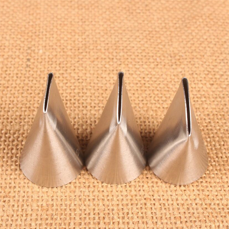 #124K #125K #126K 3 Pcs Rose Pastry Nozzles Rvs Sproeier Set Diy Icing piping Tips Sets Cupcake Cake Decorating Gereedschap