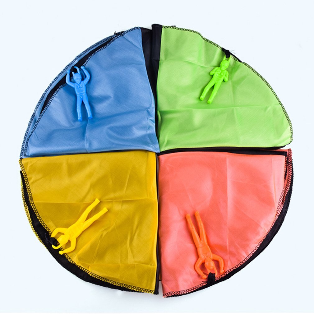 Grappig Kids Hand Gooien Parachute Speelgoed Voor Kinderen Educatief Parachute Met Figuur Soldier Outdoor Play Games Sport