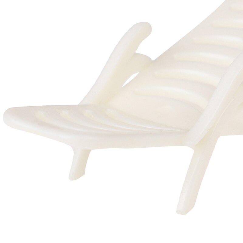 2Pcs Mini Beach Chair Bench Mini Garden Miniature Doll House Decoration Ornament