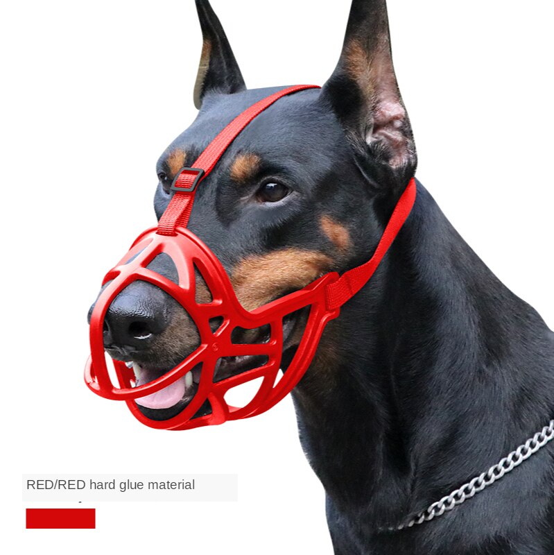 Średni i duży pies kaganiec Golden Retriever Doberman Labrador pies Shiba Inu osłona na usta oddychający pies kaganiec akcesoria dla psów: 003 / S