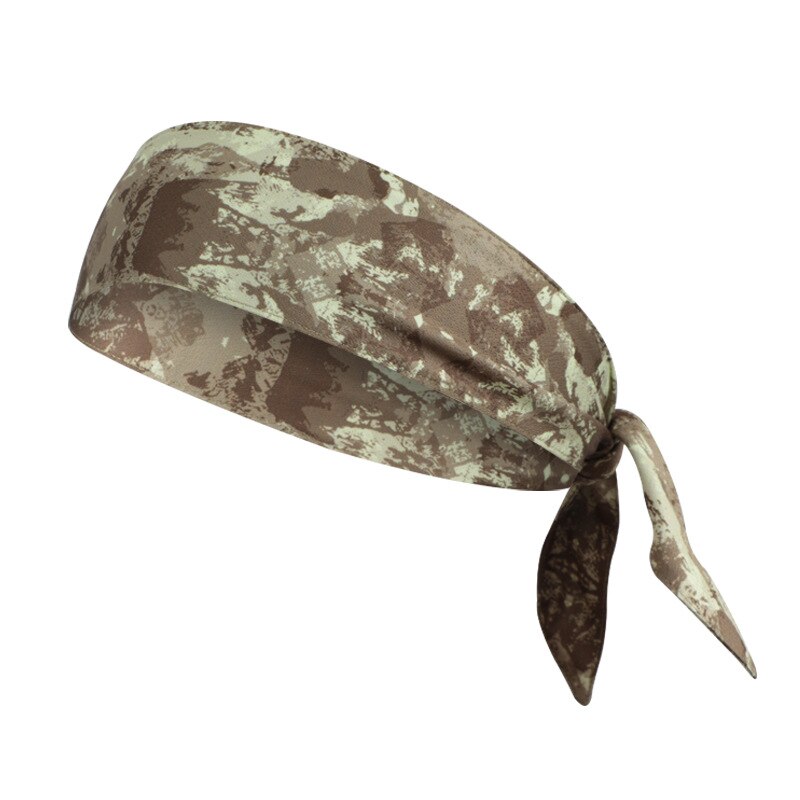 Sport Fasce Tie per le Donne Degli Uomini Fasce Regolabile L'assorbimento di Umidità Allenamento ZJ55: Military Camouflage