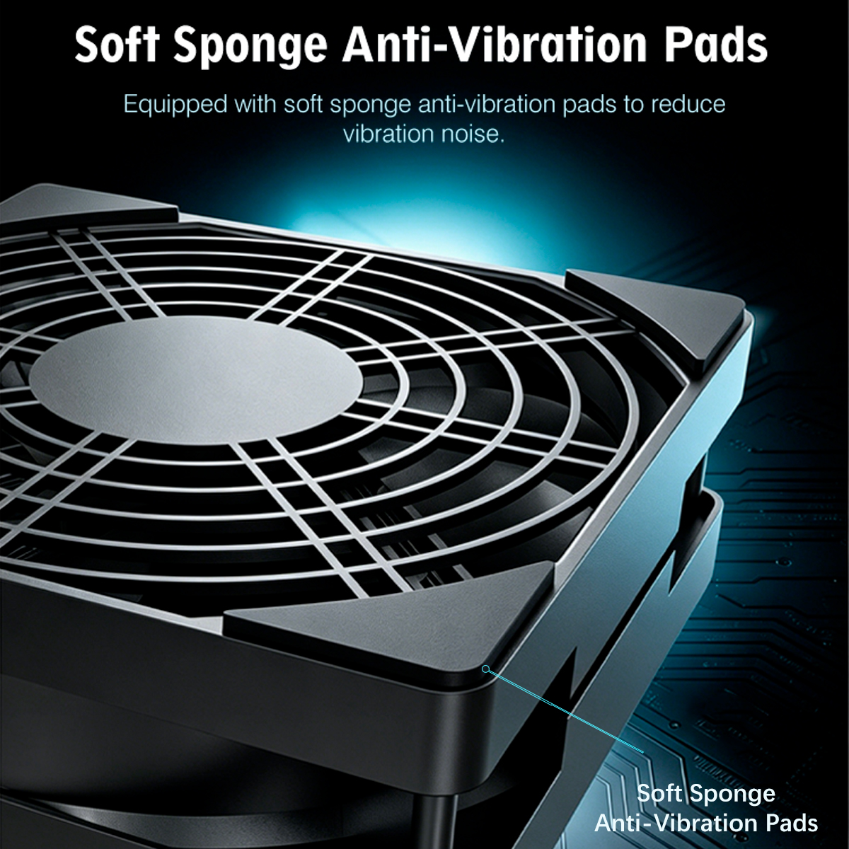 Ventilador de Resfriamento USB de 120mm 4.72 polegadas 5V, Mini Cooler Silencioso para Dispositivos Eletrônicos