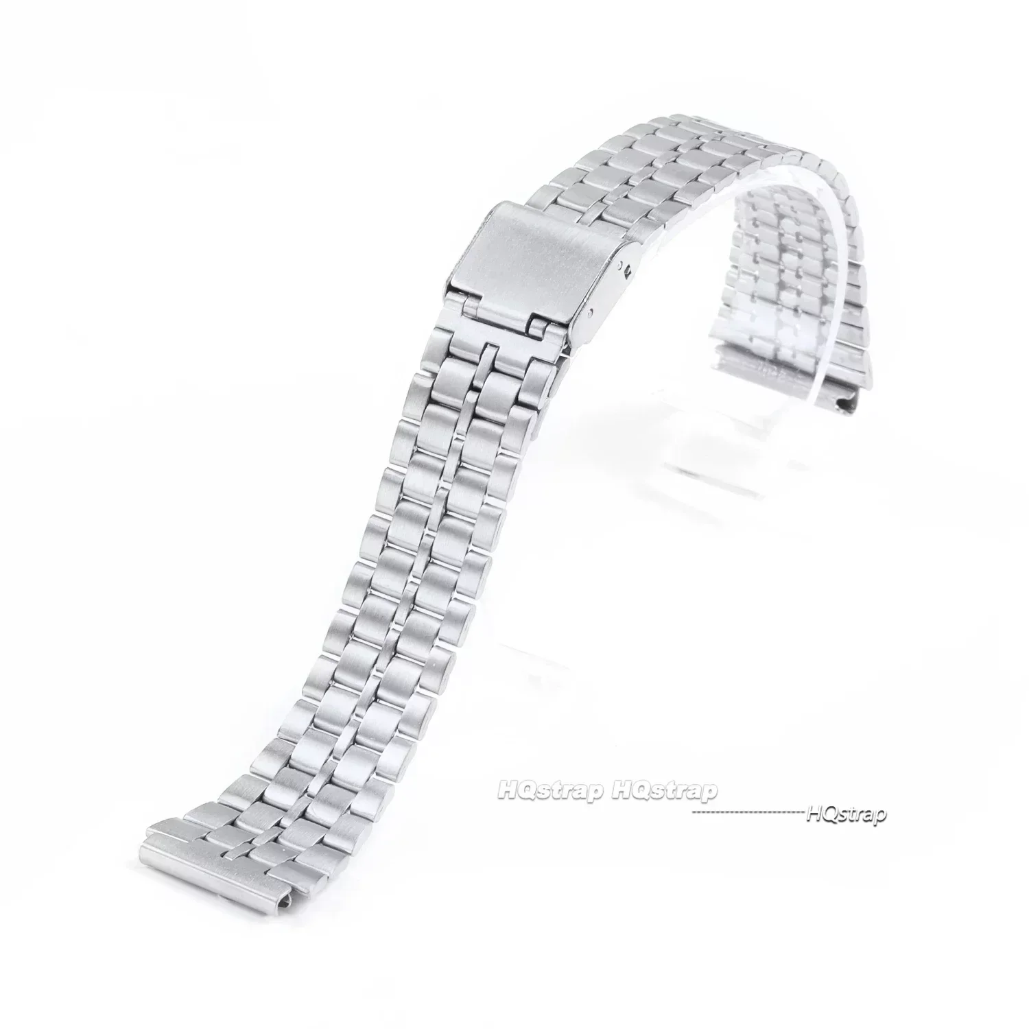 18 mm Edelstahlarmband für Casio F84 F105/108/A158/168 AE1200/1300 SGW400 F91W Vintage Metallarmband Hochwertiges Armband: Blue White / 18mm