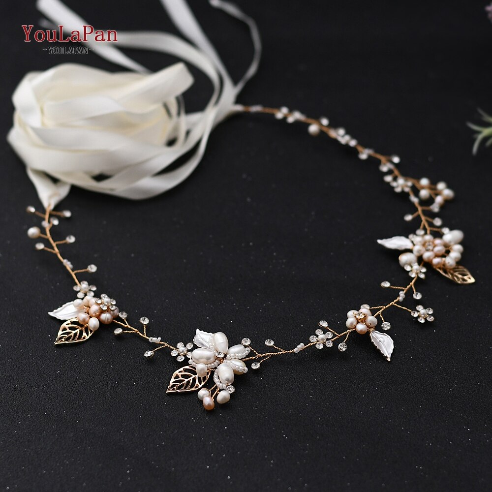 YouLaPan SH313 Rose Gold Diamond Belt Wedding Dress Belts Bridal Sashes Decorative Belts for Women Dresses Belt