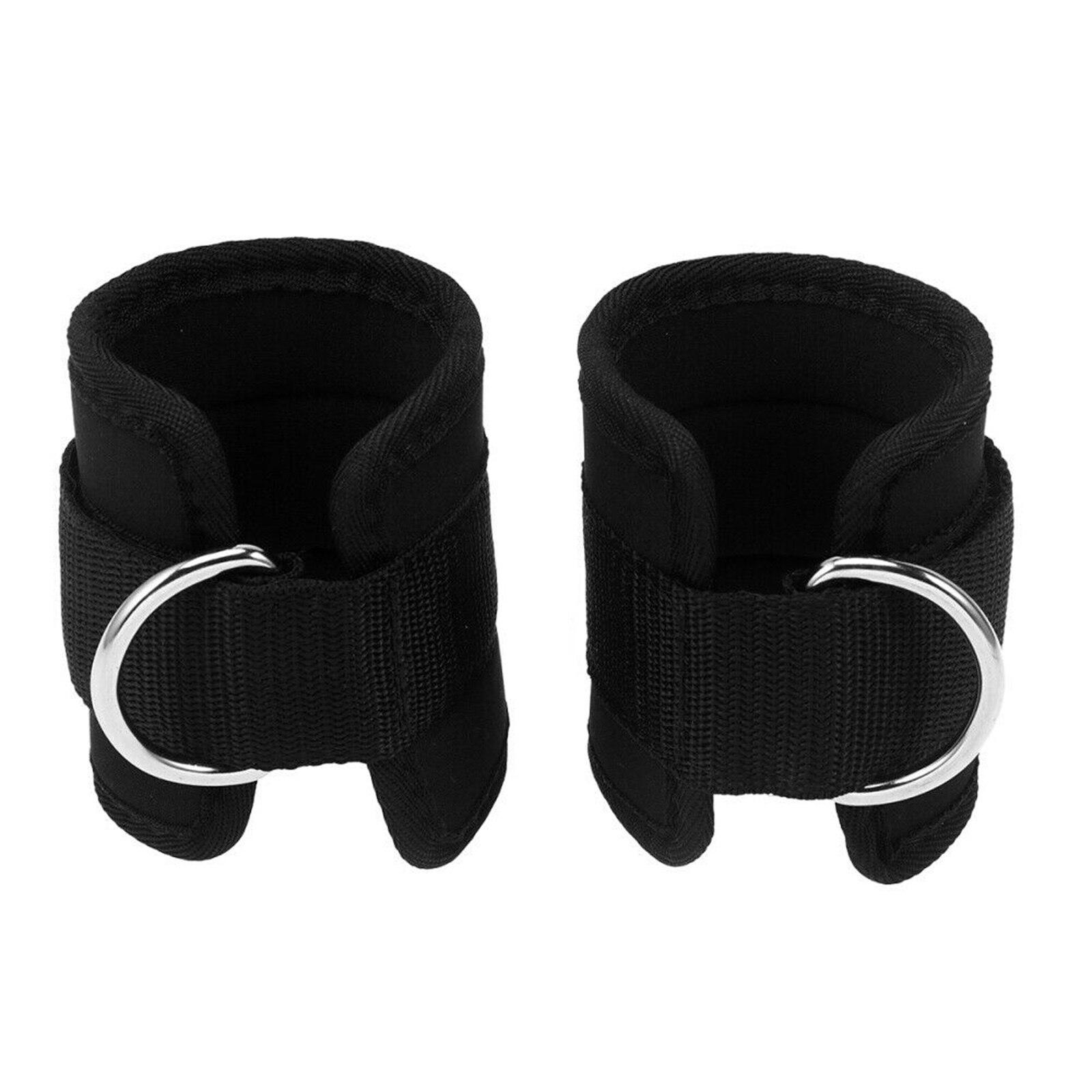 2pcs Ankle Weights Adjustable Leg Wrist Strap Running Boxing Braclets Straps Gym Accessory PUZ777: Black
