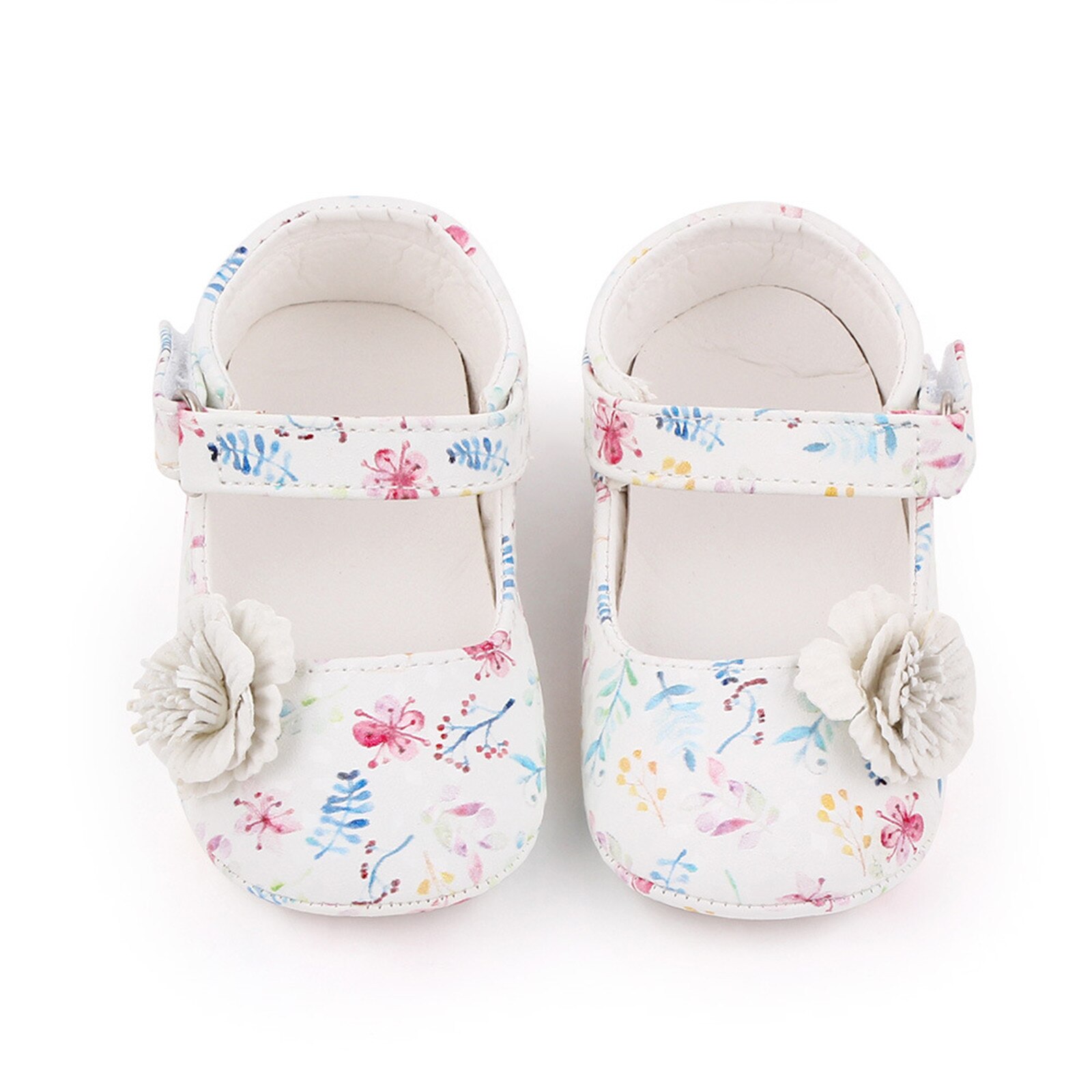 Toddler First Walkers baby shoes Infant Baby Girls Sandals Soft Non-Slip Rubber Sole Summer Flat Walking Shoes Baby Girl Shoes: White / 11