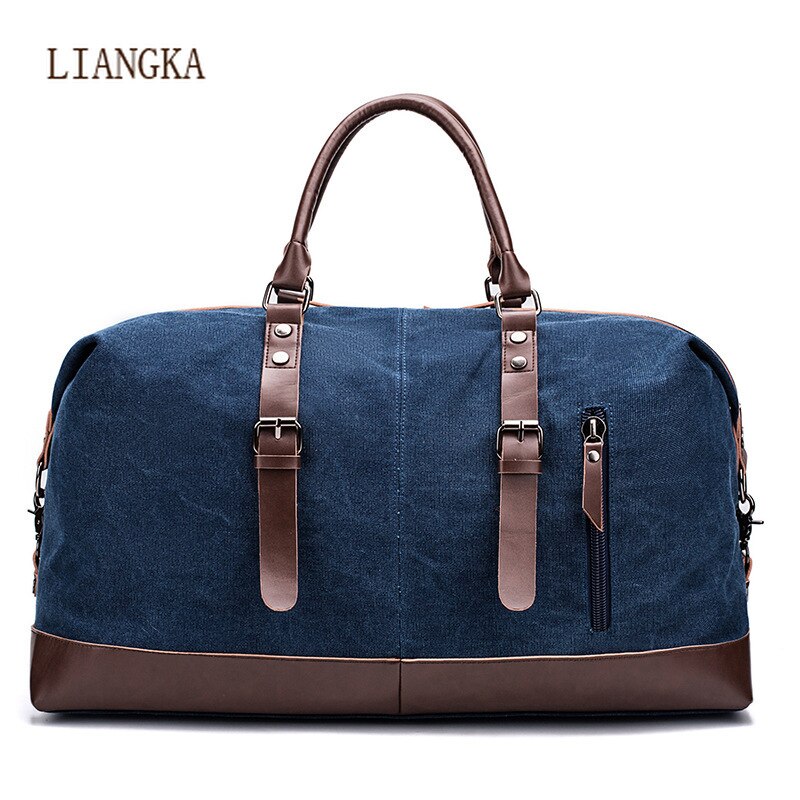 Mannen Grote Capaciteit Reistassen Bagage Canvas Tas Leisure Handtassen Cut-Proof Schoudertassen Overnachting Weekend Tassen