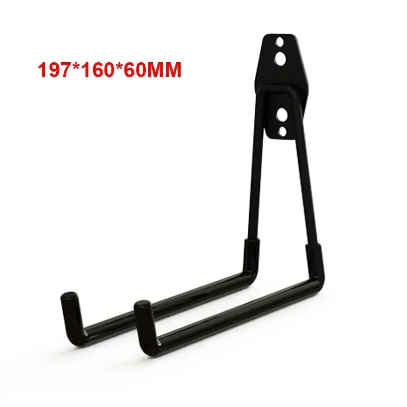 Ganchos para colgar bicicletas, gancho de Metal resistente, organizador de garaje, montaje en pared, gancho de almacenamiento antideslizante, escaleras, herramienta de jardín: Verde militar