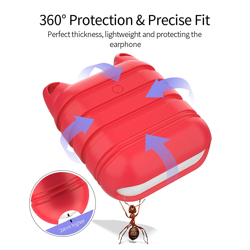 Essager étui de luxe pour Apple Airpods Airpod i10 i13 sangle porte-clés accessoires mignon Silicone couverture pour Air dosettes Pod Coque Funda