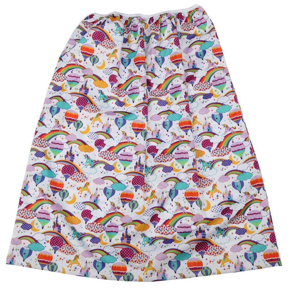 [Sigzagor]Pail Liner for Cloth Diaper Nappy Insert Large Wet Bag Elastic Washable Reusable 70cmx75cm: PL13 rainbow