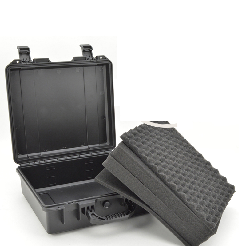 Protective Safety Instrument Tool Box Plastic Storage Toolbox Outdoor Shockproof Box File Box Equipment Camera Case w Foam: 385x358x140mm