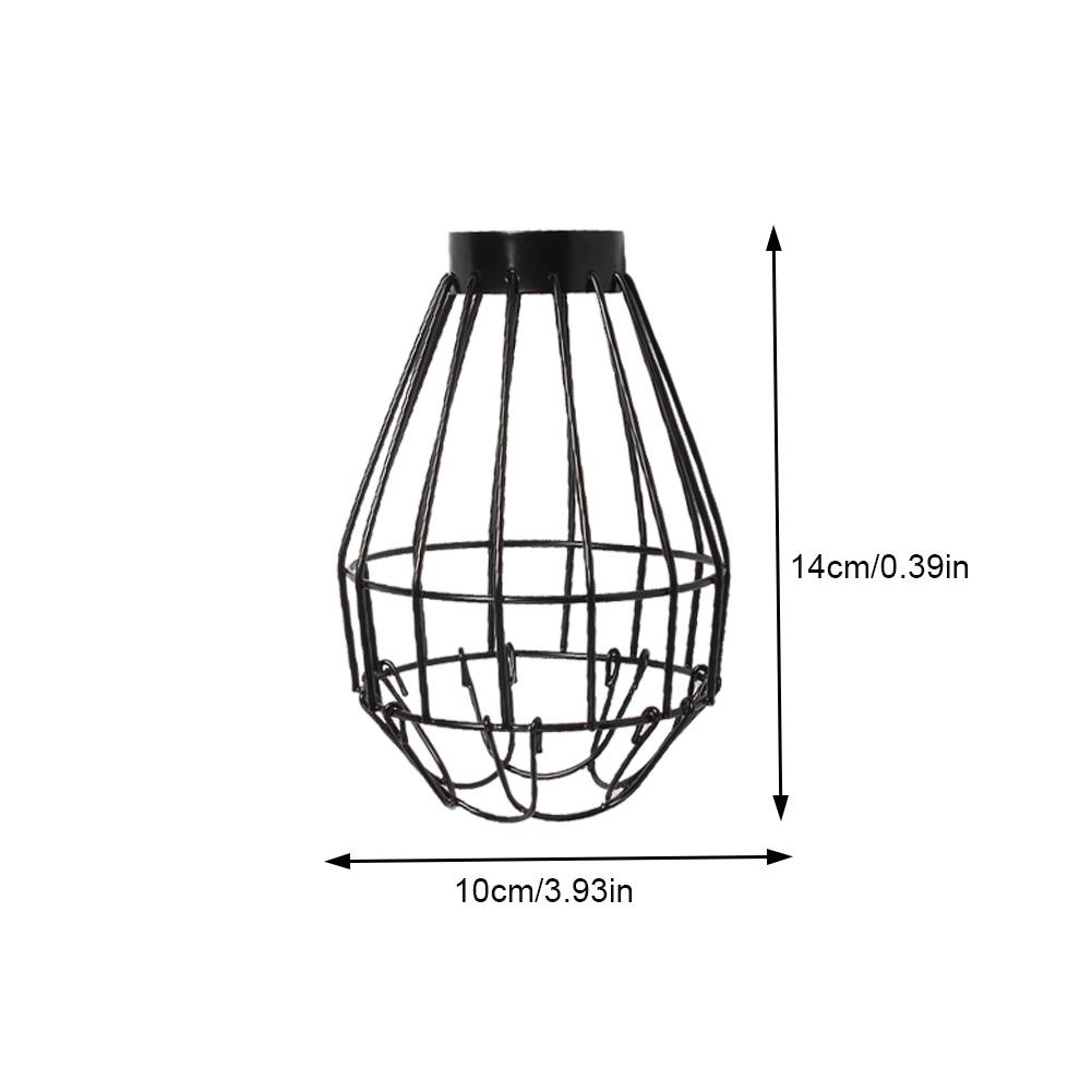 Abat-jour chauffant pour animaux de compagnie fer Vintage lampe Cage abat-jour pour Reptile animal de compagnie couveuse lampe chauffante ampoule garde Cage abat-jour