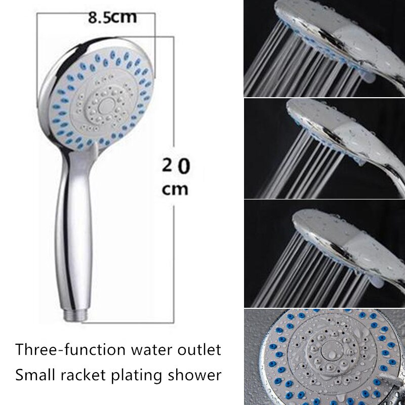Bath Shower Adjustable Jetting Shower Head Water Saving Handheld Bathroom Adjustable 5 Modes SPA Shower Bath Head