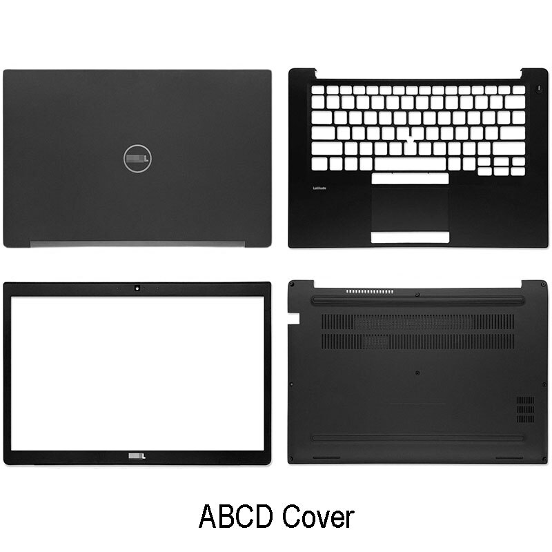 Laptop LCD Back Cover For Dell Latitude E7490 7490 Front Bezel Hinges Hinges Cover Palmrest Bottom Case A B C D Cover Black