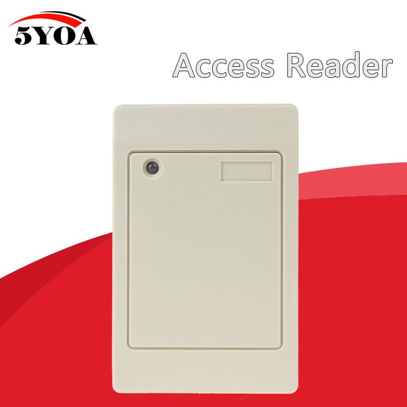 Lector de tarjetas de proximidad inteligente 5YOA, resistente al agua, 125KHz, RFID, sin contacto, Control de acceso, Weigand, IP65, EM ID