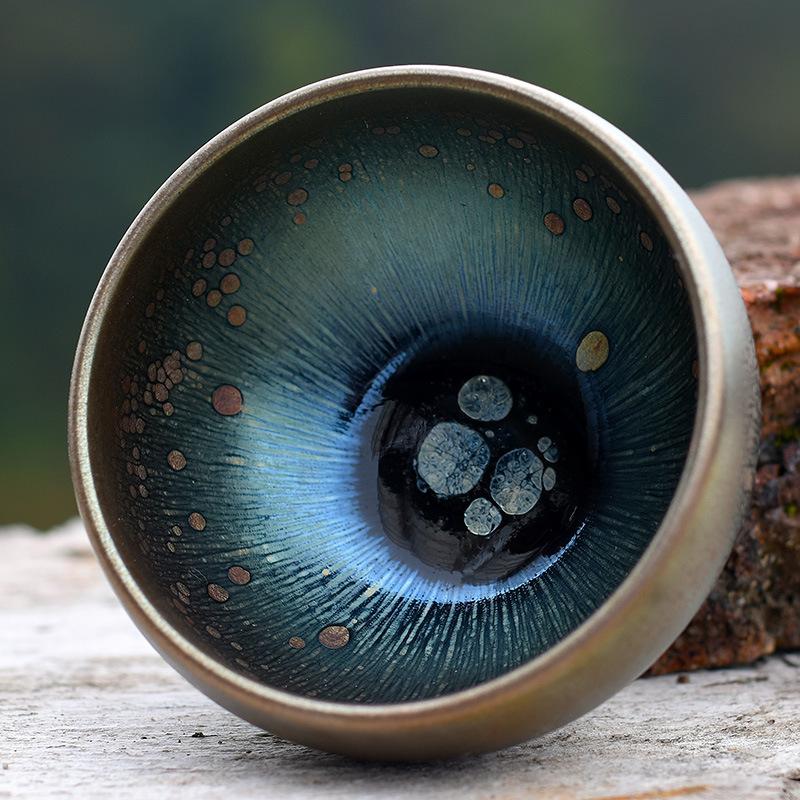 120ml kinesisk te kopp lilla sand porselen tekopp sett tekanne drinkware keramisk kina kung fu te sett keramisk kopp kinesisk