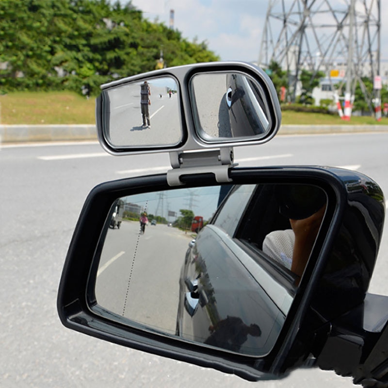 Bil blindspids bakspejl med 360- graders justerbart spejl bakspejl eliminere blinde pletter sørg for kørselssikkerhed: Flis til højre