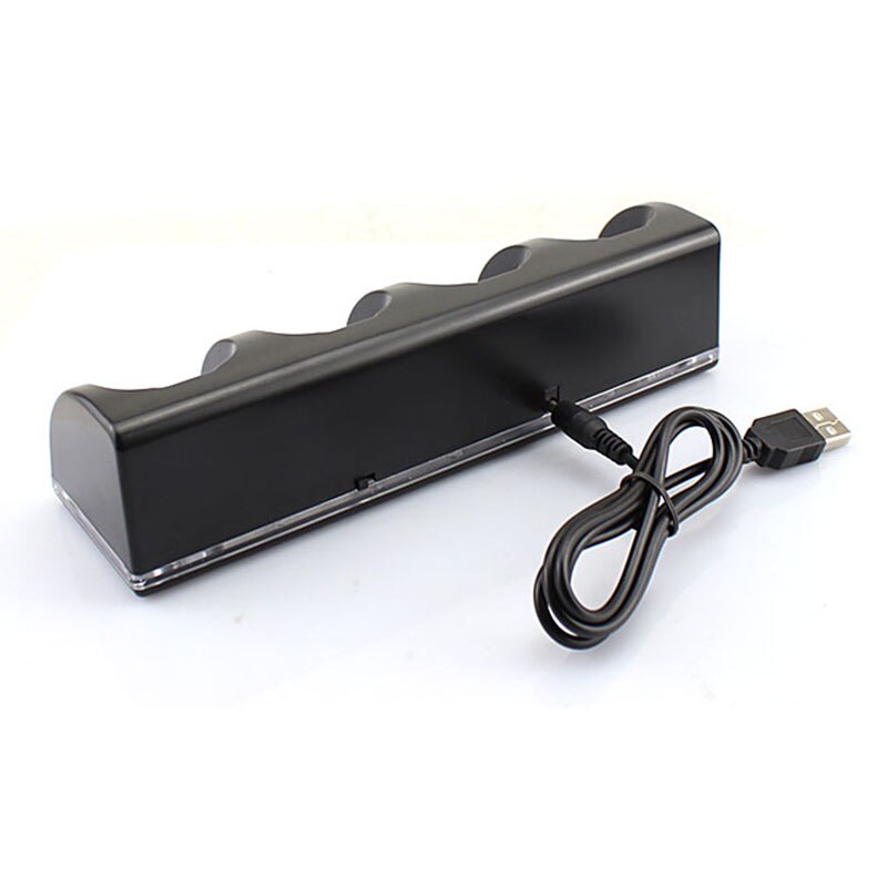4 Stuks 2800 Mah Batterij Voor Wii Remote Controller 4 Poort Batterij Dock Charger Charging Station Kits Voor Nintend Wii controller
